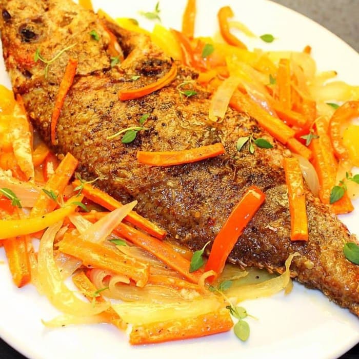 Escovitch Fish, a Jamaican dish