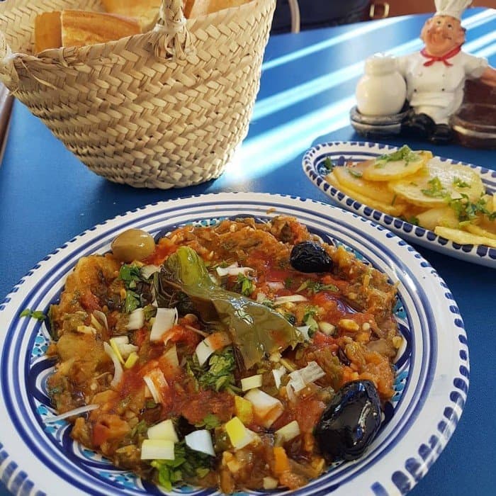 Kafteji, a Tunisian dish