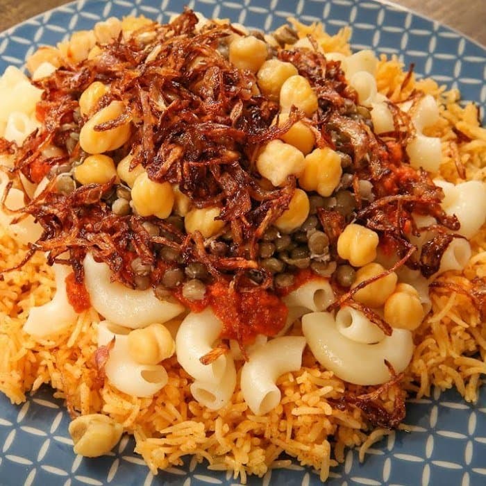 Koshari, a Egyptian dish