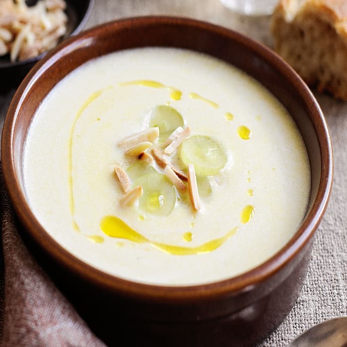 Ajo blanco, a Spanish dish
