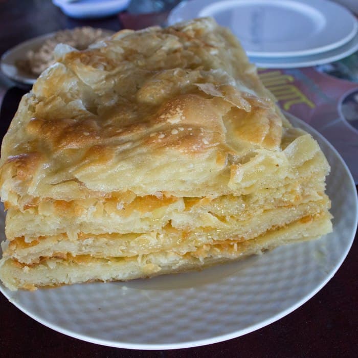 Feteer Meshaltet, a Egyptian dish