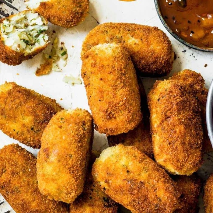 Fish fofos, a Portuguese dish