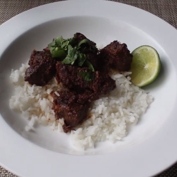 Beef Rendang, a Malaysian dish