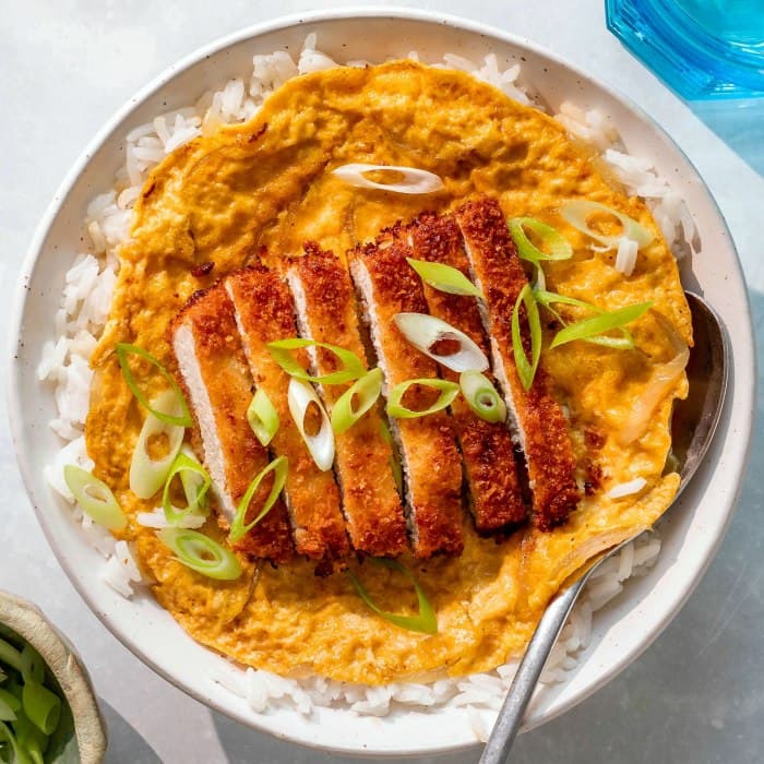 Japanese Katsudon, a Japanese dish