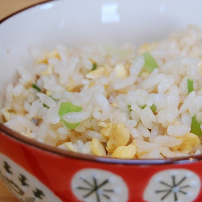 Japanese gohan rice, a Japanese dish