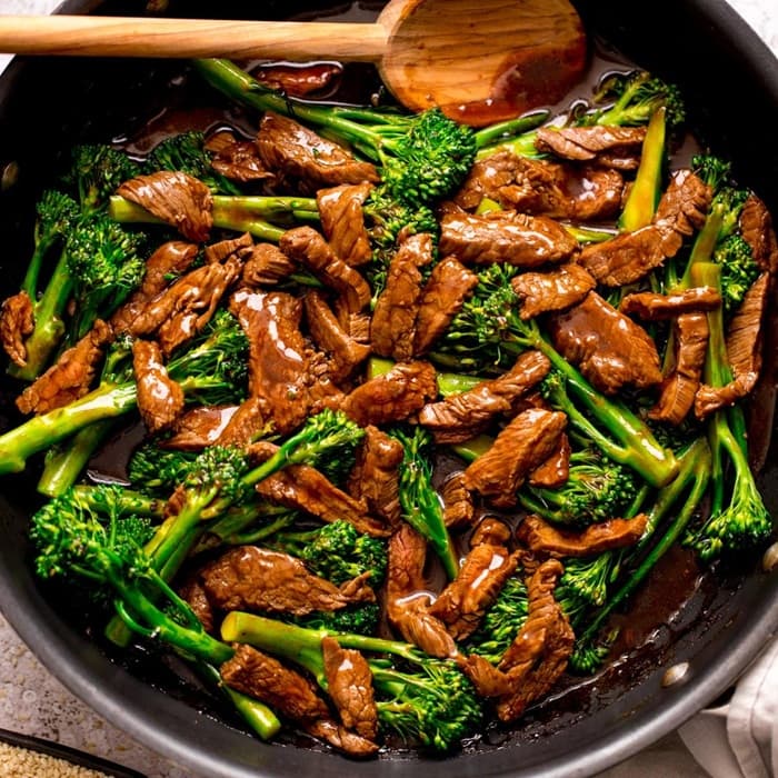 Beef and Broccoli Stir-Fry, a Chinese dish