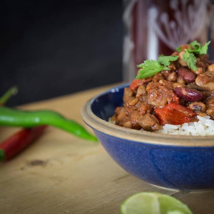 Braised Beef Chilli, a Mexican dish
