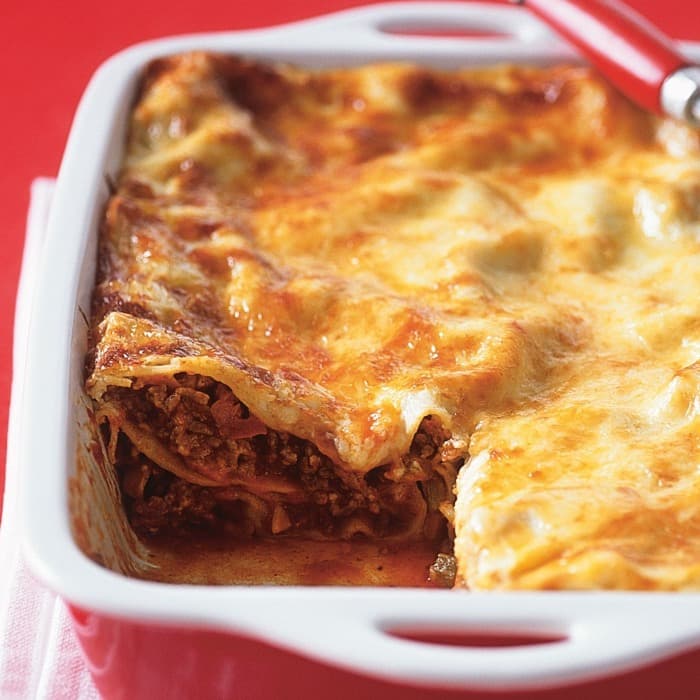 Lasagne, a Italian dish
