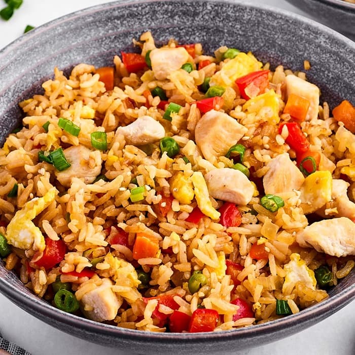 Chicken Fried Rice, a Chinese dish