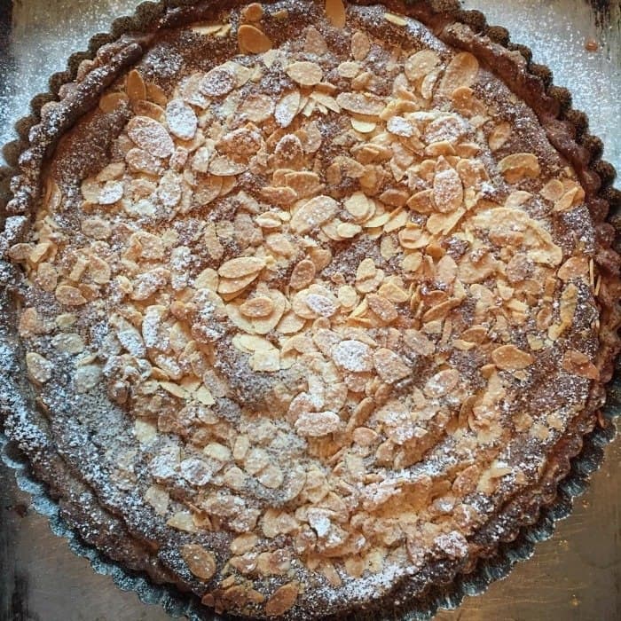 Bakewell tart, a British dish