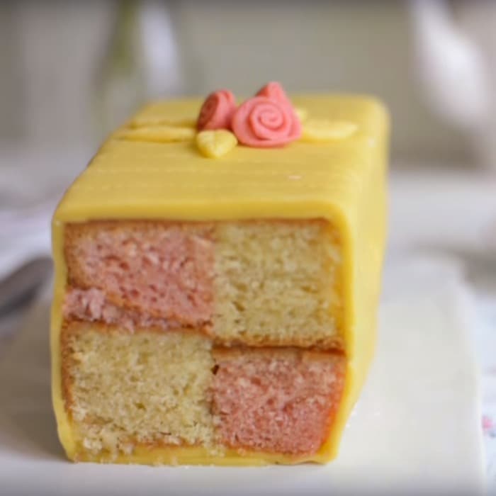 Battenberg Cake, a British dish