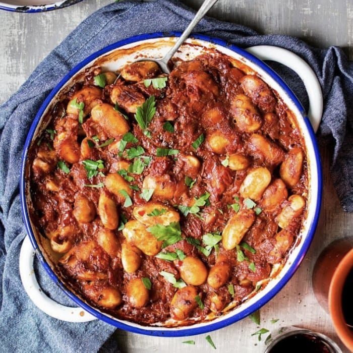 Gigantes Plaki, a Greek dish