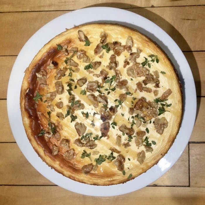 Honey Yogurt Cheesecake, a Greek dish
